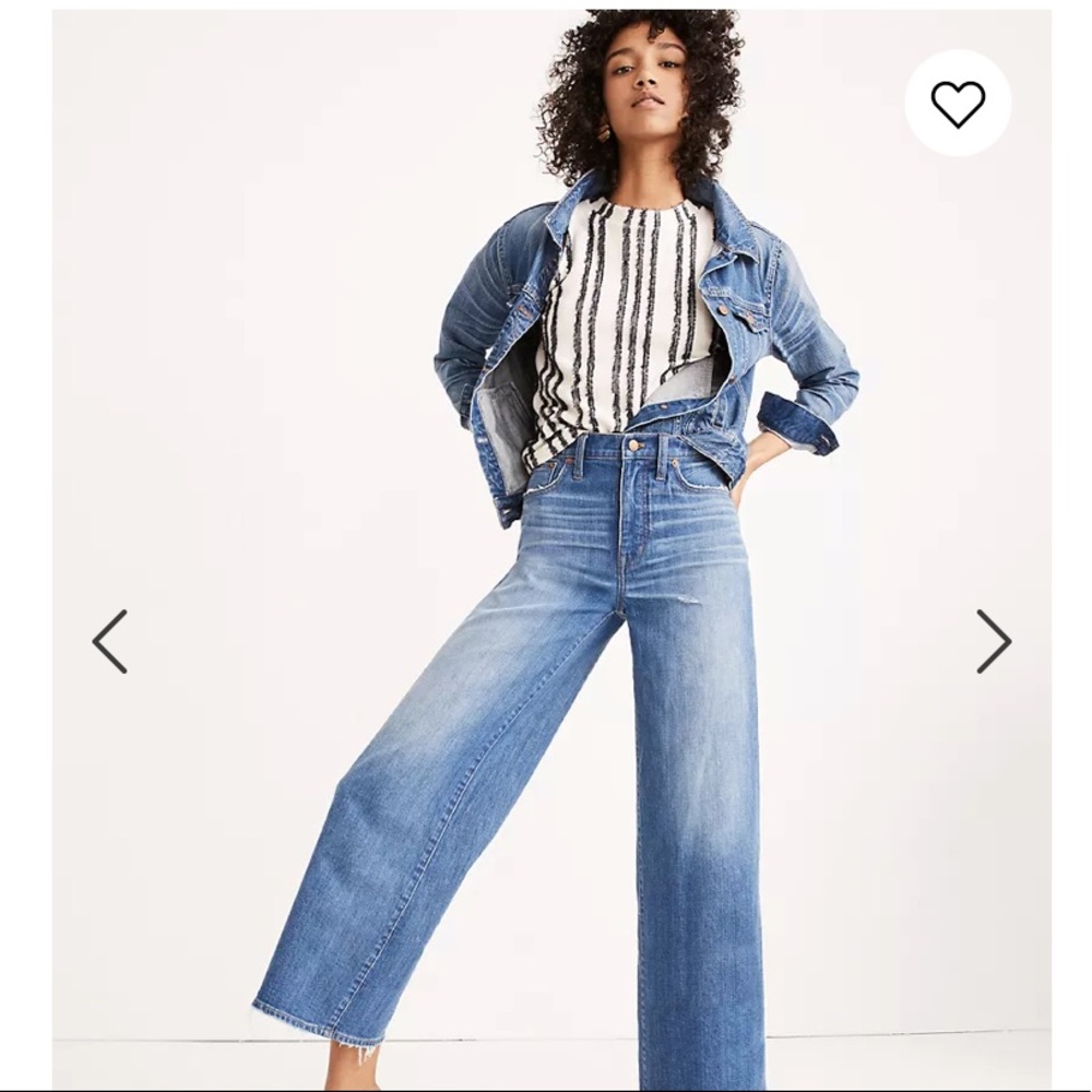 Madewell wide-leg crop